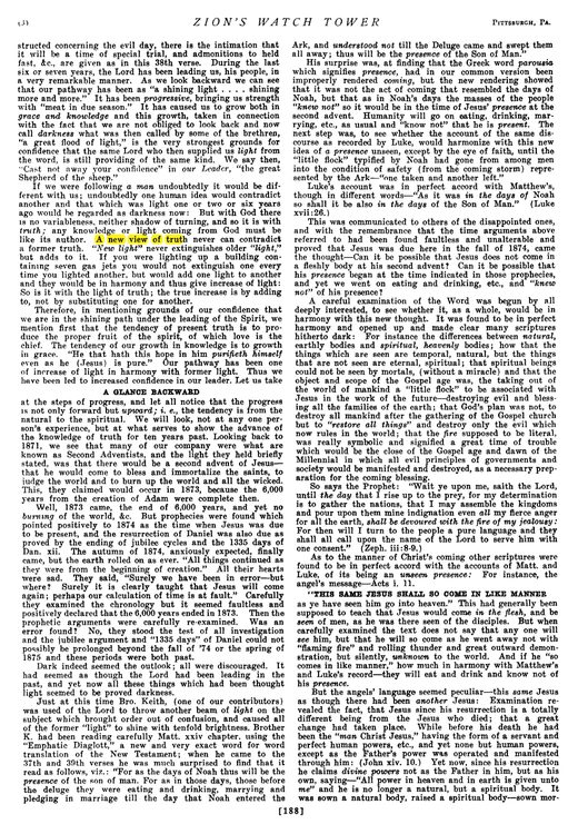 Zion's Watch Tower, February 1881, p. 3 (Russell). Documented in The Light Gets Brighter, JWfacts