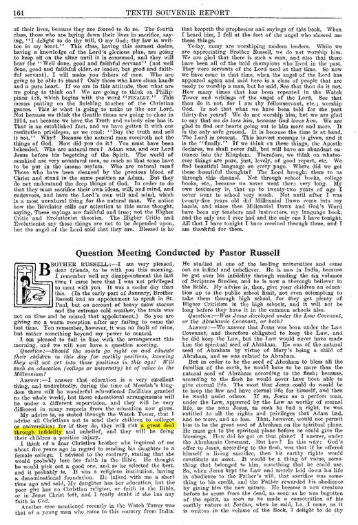 Charles Taze Russell, position summarized in jwfacts.com, "Higher Education Jehovah's Witness Stance Against University."