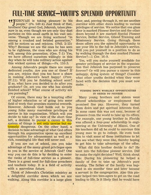Our Kingdom Ministry, June 1969, p. 3