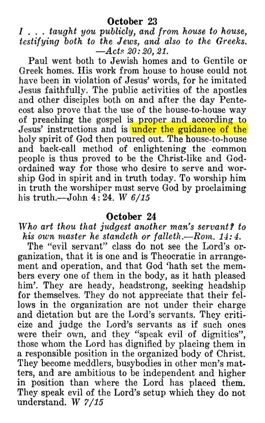 The Watchtower, December 15, 2011, p. 25; The Watchtower, March 15, 2002, p. 14