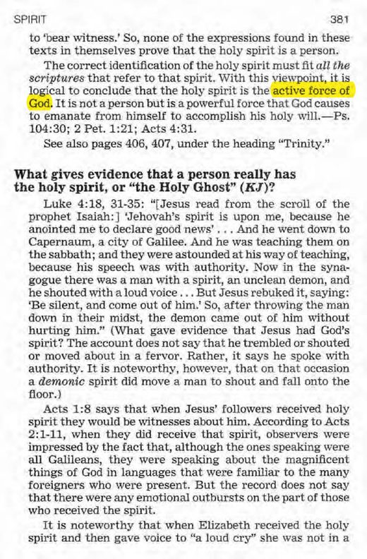 Reasoning From the Scriptures (1985), "Spirit," p. 380