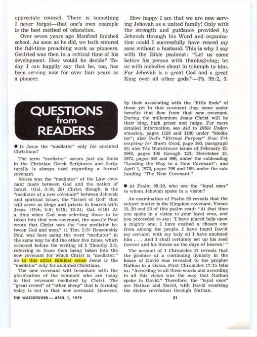 The Watchtower, April 1, 1979, p. 31