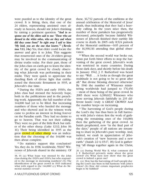 Revelation—Its Grand Climax Is at Hand! (1988), p. 125