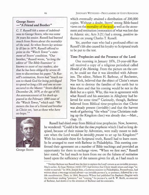Jehovah's Witnesses—Proclaimers of God's Kingdom (Watch Tower, 1993), p. 46