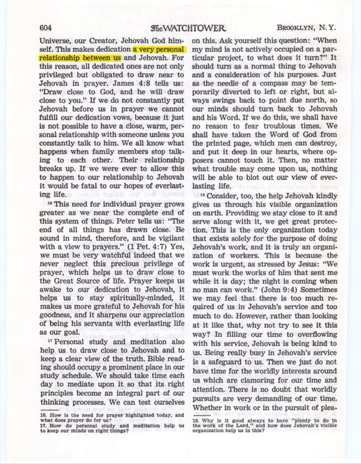 The Watchtower, October 1, 1966, p. 604