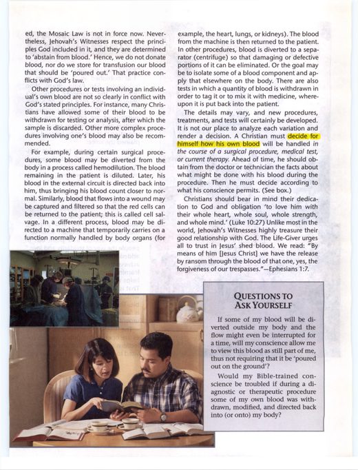 The Watchtower, October 15, 2000