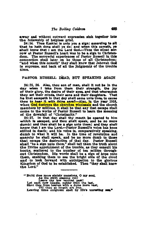 The Finished Mystery (Studies in the Scriptures, Vol. 7) (1917), p. 485