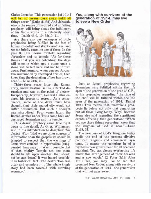 The Watchtower, May 15, 1984, p. 5