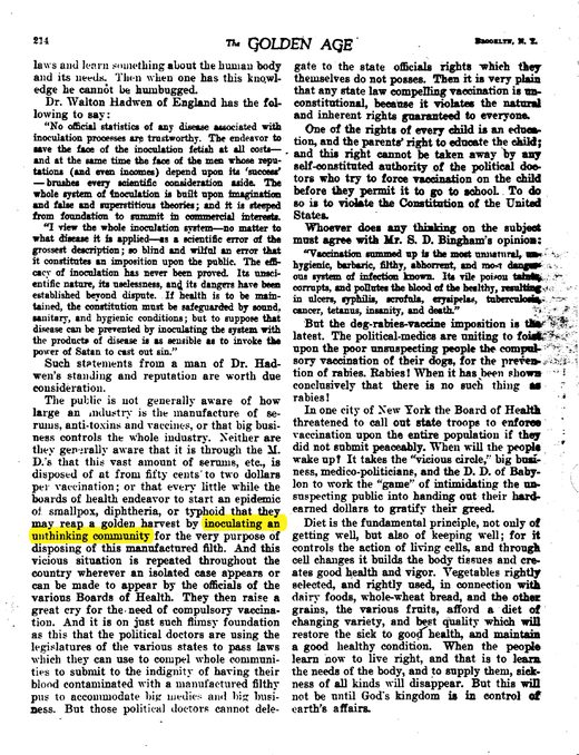 The Golden Age, January 3, 1923, p. 214