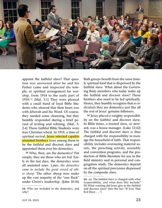The Watchtower, July 15, 2013, p. 23
