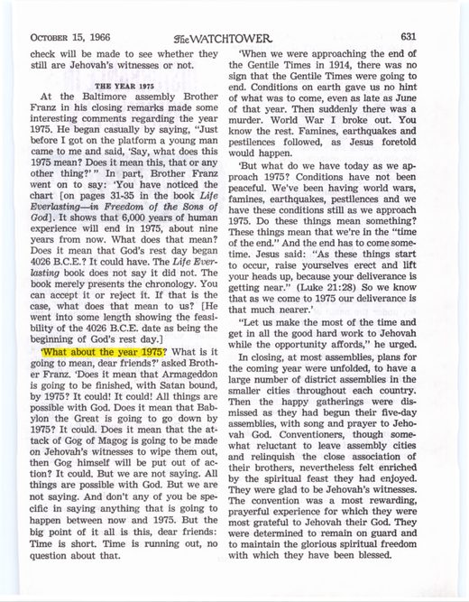 The Watchtower, October 15, 1966