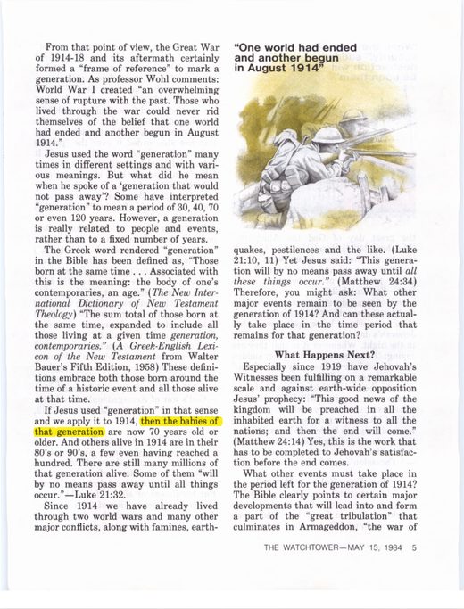 The Watchtower, May 15, 1984, p. 5