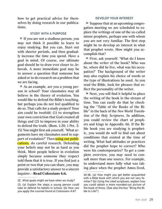 The Watchtower (Study Edition), May 2019, p. 29