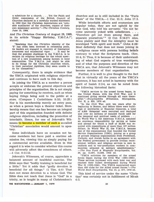 The Watchtower, January 1, 1979, pp. 30-31