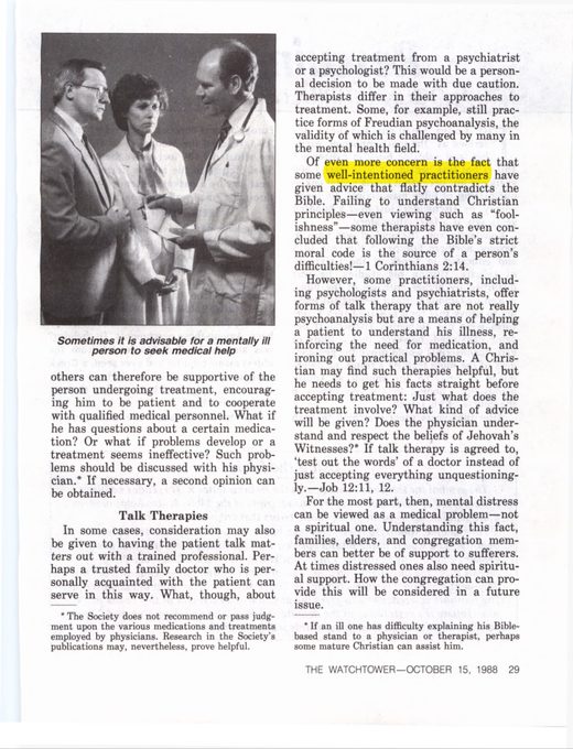 The Watchtower, October 15, 1988