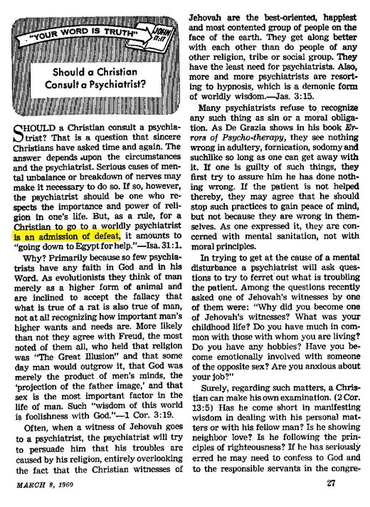 Awake!, March 8, 1960, p. 27