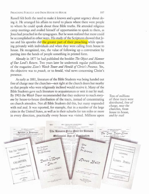Jehovah's Witnesses—Proclaimers of God's Kingdom (1993), p. 558