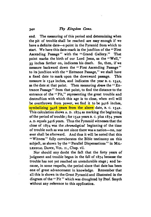 Studies in the Scriptures, Vol. III: Thy Kingdom Come (1898 ed.), p. 342