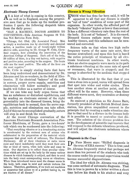 The Golden Age, April 22, 1925, p. 454
