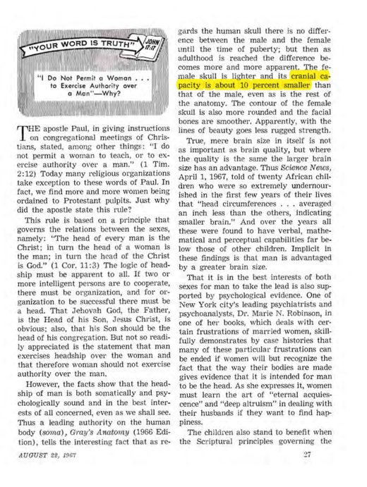 Awake!, August 22, 1967, p. 27